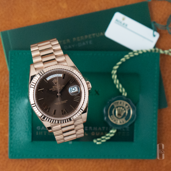 Rolex 228235 Day-Date 40 Chocolate Dial set