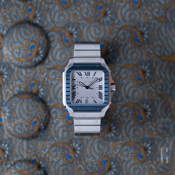 Cartier WSSA0047 Santos Blue PVD