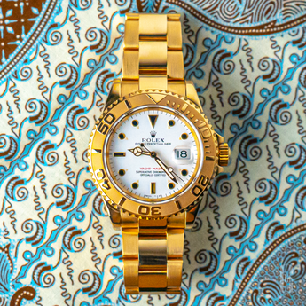 Rolex Yacth-Master 40 White Dial Yellow Gold 16628