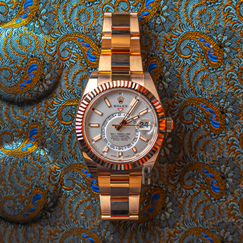 Rolex Sky-Dweller Rose Gold White Dial 326935