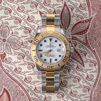Rolex Yacht Master 40 Two Tone White Dial