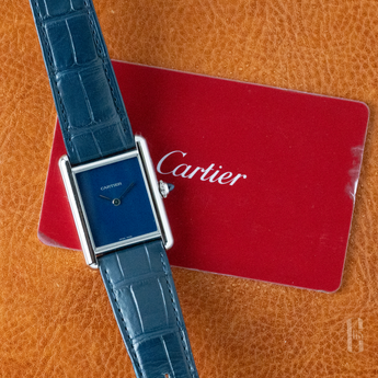 Cartier Tank Must Blue