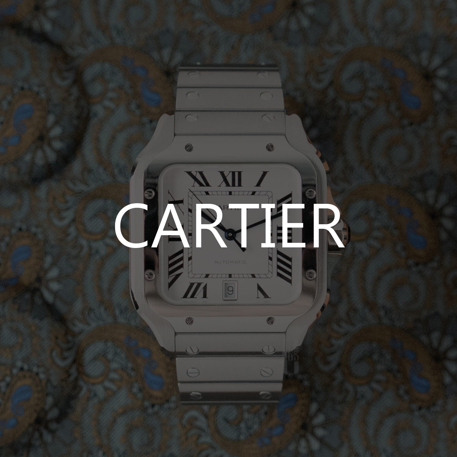 Cartier WSSA0018 Santos Large White Dial
