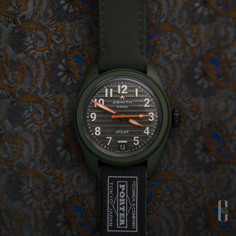 Zenith Pilot Automatic Porter Khaki Green